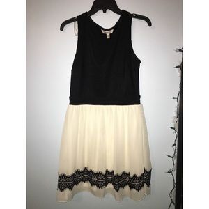 Black and white dress